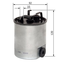 Filtru combustibil BOSCH F 026 402 044
