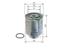 FILTRU COMBUSTIBIL BOSCH F 026 402 063 - Compatibil cu HONDA