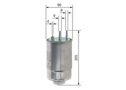 FILTRU COMBUSTIBIL BOSCH F 026 402 076 - Compatibil cu ALFA ROMEO, CITROEN, FIAT, FORD, LANCIA, OPEL, PEUGEOT, VAUXHALL