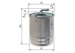 FILTRU COMBUSTIBIL BOSCH F 026 402 104 - Compatibil cu MERCEDES-BENZ