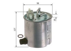FILTRU COMBUSTIBIL BOSCH F 026 402 108 - Compatibil cu NISSAN, RENAULT