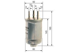 FILTRU COMBUSTIBIL BOSCH F 026 402 229 - Compatibil cu SSANGYONG