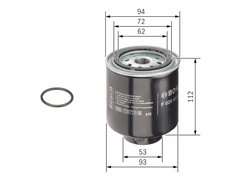 FILTRU COMBUSTIBIL BOSCH F 026 402 223 - Compatibil cu MITSUBISHI