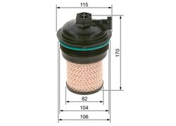 Filtru combustibil BOSCH F 026 402 247