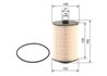 FILTRU COMBUSTIBIL BOSCH F 026 402 268 - Compatibil cu IVECO, NEW HOLLAND