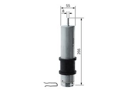 Filtru combustibil BOSCH F 026 402 358