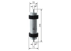 Filtru combustibil BOSCH F 026 402 361
