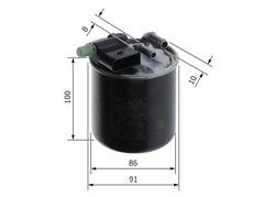 Filtru combustibil BOSCH F 026 402 844