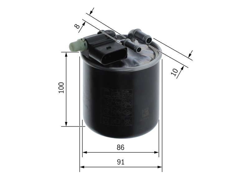 Filtru combustibil BOSCH F 026 402 844