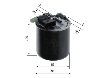 Filtru combustibil BOSCH F 026 402 844