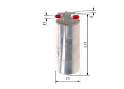 FILTRU COMBUSTIBIL BOSCH F 026 402 845 - Compatibil cu AUDI