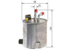 FILTRU COMBUSTIBIL BOSCH F 026 402 849 - Compatibil cu NISSAN