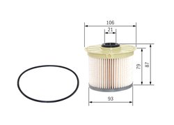 FILTRU COMBUSTIBIL BOSCH F 026 402 861 - Compatibil cu ISUZU