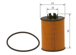 FILTRU ULEI BOSCH F 026 407 015 - Compatibil cu OPEL, SUZUKI, VAUXHALL