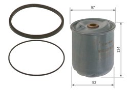 FILTRU ULEI BOSCH F 026 407 058 - Compatibil cu BOVA, DAF, GINAF, SOLARIS, VAN HOOL, VDL