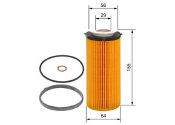 FILTRU ULEI BOSCH F 026 407 094 - Compatibil cu BMW