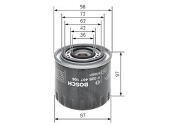 Filtru ulei BOSCH F 026 407 106