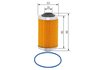FILTRU ULEI BOSCH F 026 407 109 - Compatibil cu ALFA ROMEO, CADILLAC, CHEVROLET, OPEL, SAAB, VAUXHALL