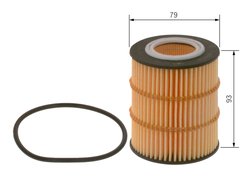 FILTRU ULEI BOSCH F 026 407 155 - Compatibil cu CITROEN, FORD USA, JAGUAR, LAND ROVER, PEUGEOT, VW