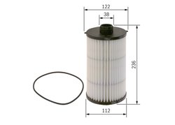 FILTRU ULEI BOSCH F 026 407 217 - Compatibil cu ASTRA, HEULIEZ, IRISBUS, IVECO, NEW HOLLAND