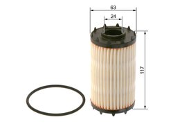 FILTRU ULEI BOSCH F 026 407 274 - Compatibil cu AUDI, BENTLEY, LAMBORGHINI, PORSCHE, VW