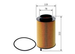 FILTRU ULEI BOSCH F 026 407 330 - Compatibil cu MAN