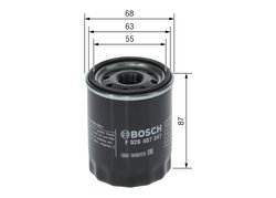 FILTRU ULEI BOSCH F 026 407 347 - Compatibil cu ALFA ROMEO, FIAT, LANCIA, OPEL, VAUXHALL