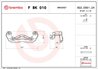 SET MONTAJ ETRIERE FRANA BREMBO F BK 010 - Compatibil cu MERCEDES-BENZ, VW