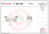 Set montaj etriere frana Brembo F BK 021