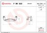 SET MONTAJ ETRIERE FRANA BREMBO F BK 022 - Compatibil cu NISSAN, OPEL, RENAULT