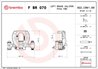 ETRIER FRANA BREMBO F BR 070 - Compatibil cu MERCEDES-BENZ