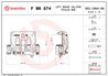 ETRIER FRANA BREMBO F BR 074 - Compatibil cu MERCEDES-BENZ