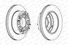 DISC FRANA FERODO FCR140A - Compatibil cu IVECO, RENAULT TRUCKS
