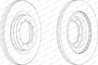 DISC FRANA FERODO FCR183A - Compatibil cu RENAULT, RENAULT TRUCKS