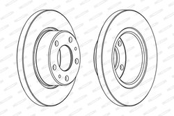 DISC FRANA FERODO FCR194A - Compatibil cu IVECO