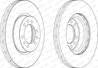 Disc frana Ferodo FCR235A