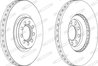 DISC FRANA FERODO FCR317A - Compatibil cu IVECO
