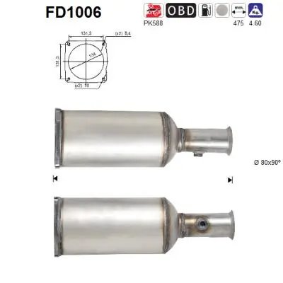 Filtru de particule AS FD1006