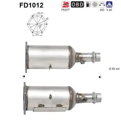 Filtru de particule AS FD1012