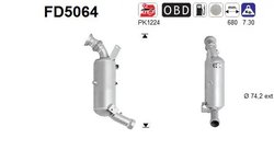 FILTRU DE PARTICULE AS FD5064 - Compatibil cu MERCEDES-BENZ