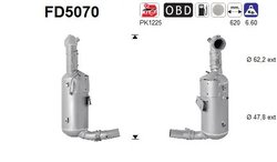 FILTRU DE PARTICULE AS FD5070 - Compatibil cu OPEL, VAUXHALL
