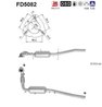 FILTRU DE PARTICULE AS FD5082 - Compatibil cu FORD