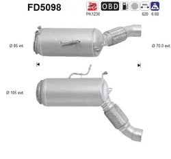 FILTRU DE PARTICULE AS FD5098 - Compatibil cu BMW