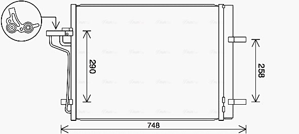 Radiator climatizare Ava Quality Cooling FD5647D