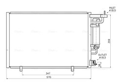 Radiator climatizare Ava Quality Cooling FD5707D