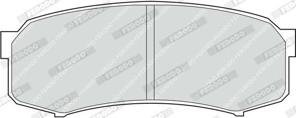 SET PLACUTE FRANA FERODO FDB1021 - Compatibil cu LEXUS, MITSUBISHI, TOYOTA