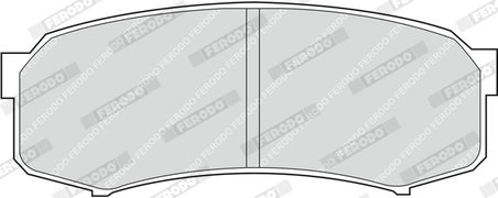 SET PLACUTE FRANA FERODO FDB1021 - Compatibil cu LEXUS, MITSUBISHI, TOYOTA