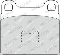 SET PLACUTE FRANA FERODO FDB105 - Compatibil cu AUDI, VW