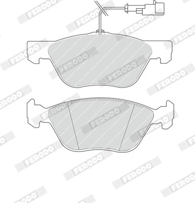Set placute frana Ferodo FDB1052