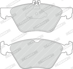SET PLACUTE FRANA FERODO FDB1050 - Compatibil cu CHRYSLER, MERCEDES-BENZ